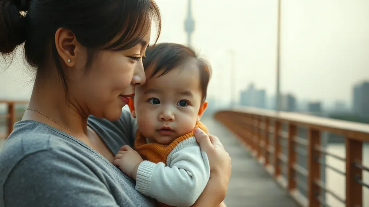 정부 지원 속에서 아이를 키우는 가정의 모습