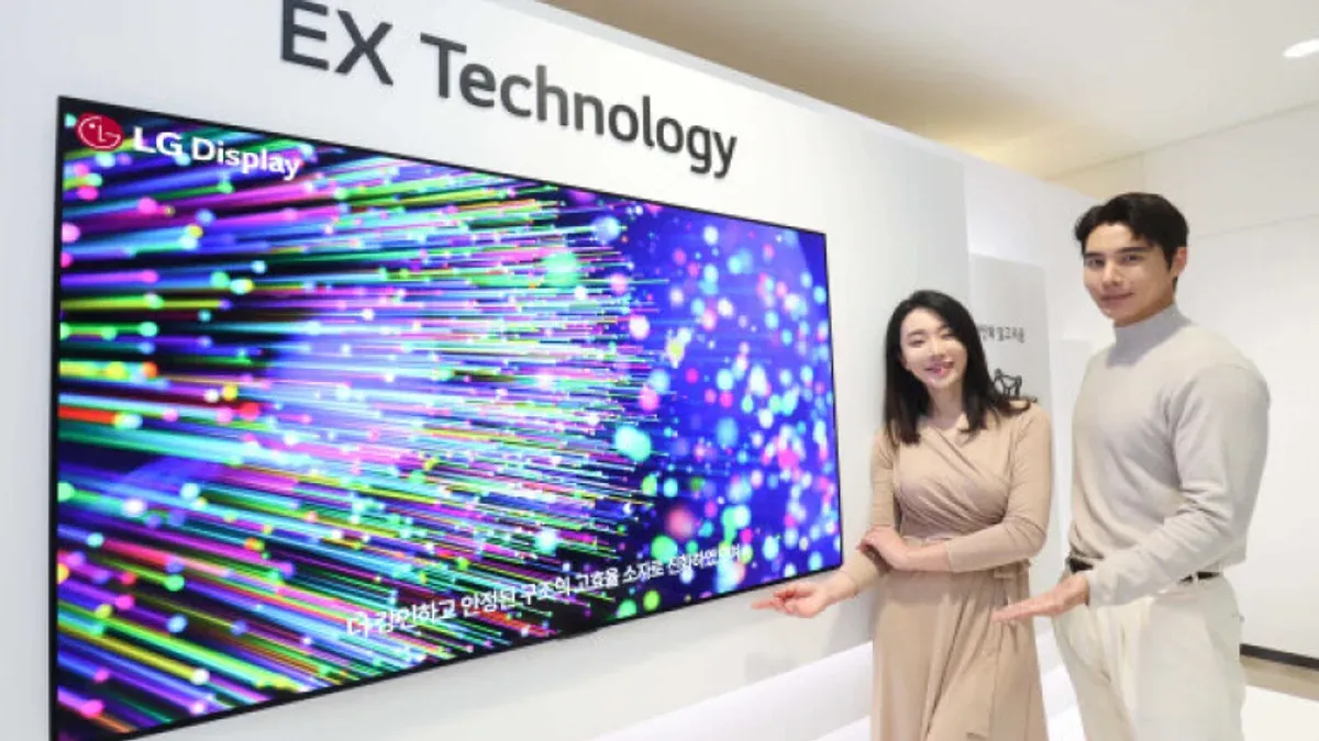 LG디스플레이의 OLED 기술이 적용된 다양한 제품들